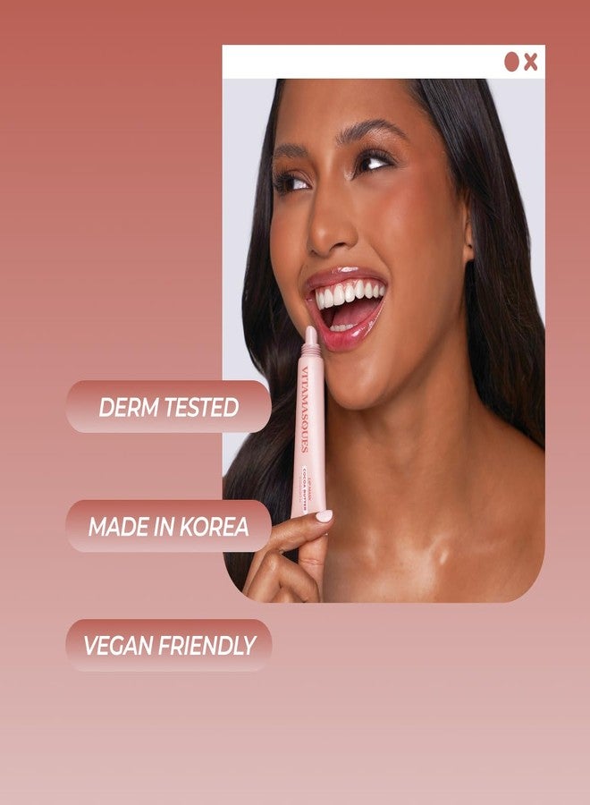 Vitamasques Lip Mask - Hydrating Cocoa Butter Lip Balm Moisturizer with Vitamins & Natural Oil Hydrates, Nourishes & Plumps Lips Area - Korean Skin Care Lip Care Products (Pack of 3) - Image 5